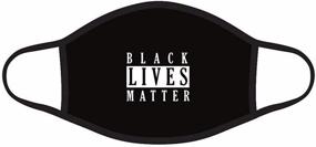 img 3 attached to 🎭 5-Pack Black Lives Matter Graphic Face Masks - Made in USA, BLM Bandana Balaclava, Unisex Adult Size