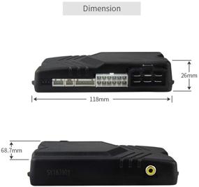 img 1 attached to 🚗 EasyGuard EC201-M9 2-хпозиционная система автосигнализации с широкоформатным 1,73" дисплеем, пультом дистанционного запуска, режимом турбо-таймера, предупреждением о ударе и питанием DC12V