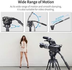 img 1 attached to 📷 INNOREL H90 CNC Metal Panoramic Tripod Head for DSLR Cameras - Max Load 33lbs/15kg