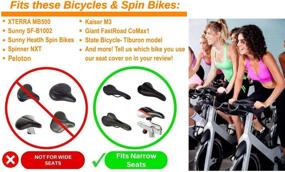 img 1 attached to Domain Cycling Premium Cushion Comfortable Sports & Fitness in Other Sports