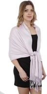 pashmina lavender women's accessories: gilbin luxurious colores scarves & wraps logo