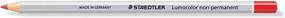 img 3 attached to 🔴 Карандаш Staedtler Lumocolour Non Permanent Omnichrom - красный (коробка из 12 штук): Универсальное, высококачественное письменное принадлежность для всех целей.