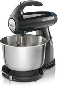 img 4 attached to 🔌 Sunbeam 2594 MixMaster Stand Mixer: Powerful 350-Watt Mixer with Dough Hooks and Beaters, in Sleek Black Design