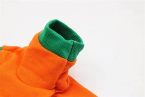 img 1 attached to 🎃 Halloween Fun: DroolingDog Pet Clothes - Pumpkin Head T-Shirt for Small Dogs