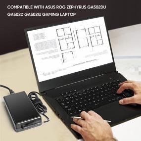 img 2 attached to 🔌 High-Performance KFD 180W Charger for Asus ROG Zephyrus G14 & More: GA401IV ADP-180TB H, GU502, GX501, TUF505DT, TUF705DU & More