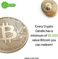 jewelry candles | crypto candle collection with bitcoin token | guaranteed $5 real bitcoin value | 21oz usa made | birthday cake логотип