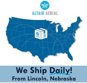 img 3 attached to 🚁 Altair Falcon AHP Drone with Camera: 720p Live Video, Easy-to-Fly Beginner's Drone, FPV. Free Priority Shipping & Autonomous Hover. 2 Batteries. Lincoln, NE Company.