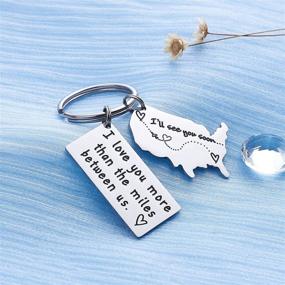 img 2 attached to 💑 Long-Distance Relationship Keychains for Boyfriend and Girlfriend