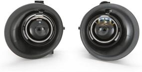 img 4 attached to 🚘 OE Style Clear Lens LEDIN Projector Fog Lights with Bezels, Switch, Wires, Bulbs - Compatible with 2014 2015 Chevrolet Camaro LS LT 3.6L V6