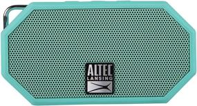 img 4 attached to 🔊 Altec Lansing Mini H2O - Беспроводной влагозащищенный динамик с Bluetooth, плавающий, IP67, портативный, мощный бас, высококачественный стереозвук, встроенный микрофон, дальность до 30 футов, легкий, время работы от аккумулятора 6 часов, мята (IMW257-MNT-GRP)