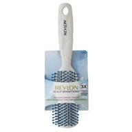 🌈 revlon gentle on scalp all purpose hair brush: a colorful brush for optimal comfort and versatility logo