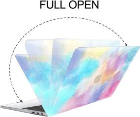 img 1 attached to 🌈 B BELK MacBook Air 13 inch Case 2020 2019 2018 - Colorful, Hard Shell Case + Keyboard Covers