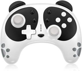 img 4 attached to STOGA Panda Cute Wireless Controller: Nintendo Switch Pro Controller with NFC wake-up, Motion Control, Turbo Vibration - Compatible with Switch Lite/PC