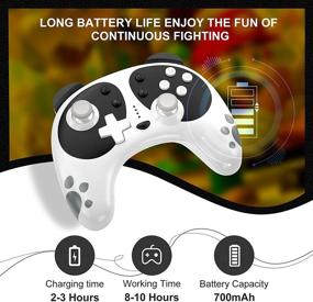 img 1 attached to STOGA Panda Cute Wireless Controller: Nintendo Switch Pro Controller with NFC wake-up, Motion Control, Turbo Vibration - Compatible with Switch Lite/PC