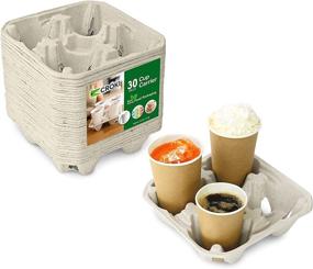 img 4 attached to CROKI Cup Drink Carrier Biodegradable