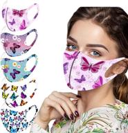 butterfly face_mask adjustable comfortable breathable logo