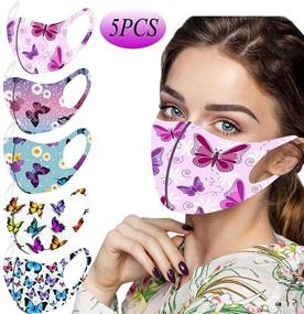 img 3 attached to Butterfly Face_Mask Adjustable Comfortable Breathable