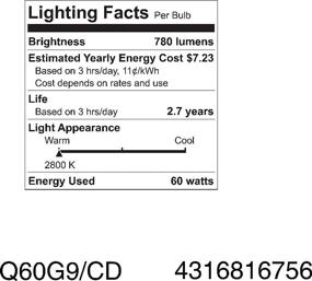 img 1 attached to 💡 GE Halogen Light Bulb, T4, G9 Base, 60W Bulb – Reliable Single Pack Lighting Solution