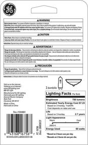 img 2 attached to 💡 GE Halogen Light Bulb, T4, G9 Base, 60W Bulb – Reliable Single Pack Lighting Solution