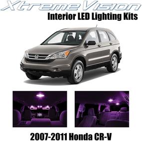 img 4 attached to Xtremevision Interior LED For Honda CR-V 2007-2011 (8 Pieces) Pink Interior LED Kit Installation Tool