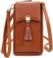 👜 stylish leather crossbody wallet holders: perfect women's handbags & wallets in crossbody bags logo