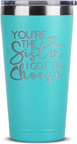 img 4 attached to Best Friend Birthday Gifts for Women - Sister I Got To Choose Mint Tumbler - Unique BFF Christmas Presents