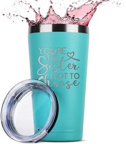 img 3 attached to Best Friend Birthday Gifts for Women - Sister I Got To Choose Mint Tumbler - Unique BFF Christmas Presents