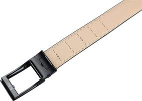 img 3 attached to Bullko Leather Adjustable Slide Ratchet Men's Accessories