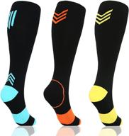 pairs compression socks circulation swelling logo