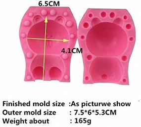 img 2 attached to Bear Candle Mold Decorating Chocolate