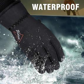 img 1 attached to ❄️ Winter Weather Thermal Waterproof Cycling Gear: Ultimate Protection and Comfort