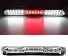 img 4 attached to Youxmoto Подходит для 1997-2003 Ford F150, 2004 Ford F150 Heritage Светодиодный стоп-сигнал третьего тормозного огня Cargo Light High Mount Light Mount Light с водонепроницаемым дизайном в хромированном корпусе и прозрачной линзой.