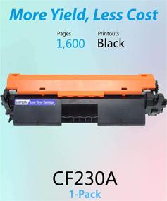 img 3 attached to 🖨️ MM MUCH & MORE HP 30A CF230A Toner Cartridge Replacement for M203/M227 Printers – Black (1-Pack)