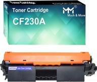 🖨️ mm much & more hp 30a cf230a toner cartridge replacement for m203/m227 printers – black (1-pack) logo