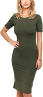 iconoflash womens bodycon midi dress women's clothing and dresses logo