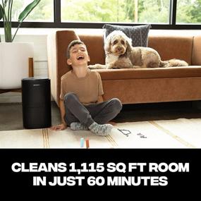 img 3 attached to 🌬️ PuroAir Air Purifier for Bedroom - HEPA 14 Filter - Powerful 1,115 Sq Ft Coverage - Captures 99.99% of Pet Dander, Smoke, Allergens - Ideal for Large Rooms - Quiet and Automatic HEPA 14 Air Purifier for Home or Office