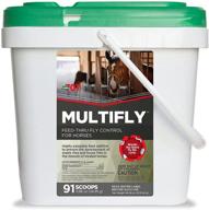🐴 formula 707 multifly feed-thru fly control pellets for horses - effective & safe fly population reduction (5 lb bucket) logo
