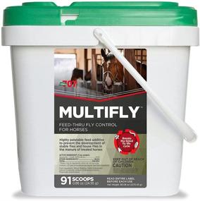 img 4 attached to 🐴 Formula 707 MultiFly Feed-Thru Fly Control Pellets for Horses - Effective & Safe Fly Population Reduction (5 LB Bucket)