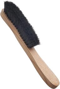 img 2 attached to 🐴 Horsehair Bristles Hat Brush - Premium Wood, Durable Felt Hat Brush for Cowboy Hats, Baseball Caps - Dust and Lint Remover, Cleans All Hats - by Superio