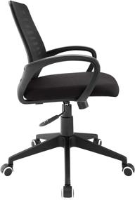 img 2 attached to Comfortable and Stylish: Modway Ardor Mesh Ergonomic Computer Desk Office Chair in Black