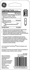 img 2 attached to 💡 GE Lighting 45144-5 Traditional Lighting Incandescent Appliance/Indicator - 5 Count Pack: A True Solution