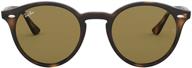 🕶️ очки ray ban rb2180 round sunglasses tortoise: классический стиль с современным вращением логотип