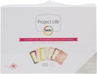 🎨 becky higgins 380184 project life mini kits mh-flea market: 100-piece set for scrapbooking enthusiasts logo