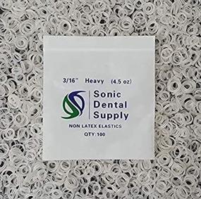 img 3 attached to 💫 Orthodontic Elastic - Clear 3/16 4.5 Oz Dental Rubber Bands for Braces - Sonic Dental Supply