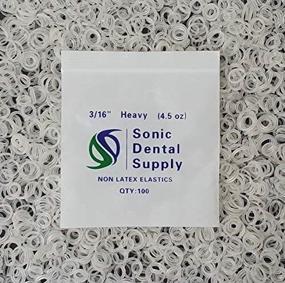 img 1 attached to 💫 Orthodontic Elastic - Clear 3/16 4.5 Oz Dental Rubber Bands for Braces - Sonic Dental Supply
