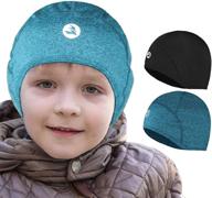 🧢 empirelion kids thermal helmet liner: lightweight teens thin skull caps for temperature regulation & ear protection - trendy beanie child running hats for boys & girls logo