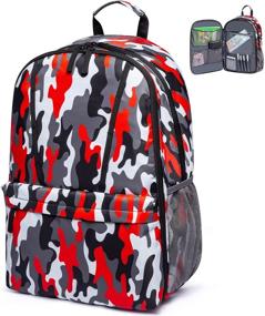 img 4 attached to 🎒 Ultra-Durable Elementary Camouflage Backpack: Lightweight and Designed for Extra Resistance