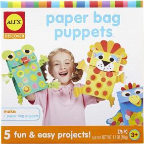 img 4 attached to Unleash Your Creativity 🎭 with ALEX Discover Paper Bag Puppets!