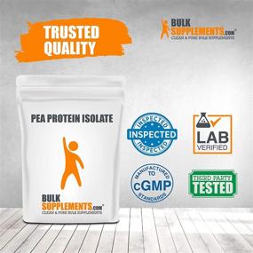 img 1 attached to 🌱 BulkSupplements.com Pea Protein Isolate - Vegan Protein Powder - Unflavored Pea Protein Powder (1 Kilogram - 2.2 lbs)