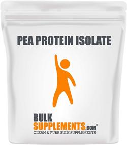 img 4 attached to 🌱 BulkSupplements.com Pea Protein Isolate - Vegan Protein Powder - Unflavored Pea Protein Powder (1 Kilogram - 2.2 lbs)
